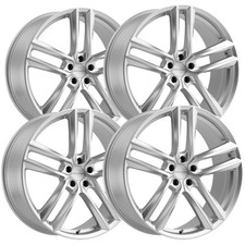 Set Of 4 Vision 475 Clutch 19x8.5 5x112 35mm Silver Wheels Rims 19 Inch
