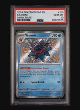 Pokemon TCG SV Paldean Fates Starmie 119/091 English Holo Shiny Rare PSA 10 on eBay