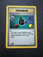 Pokemon Gym Heroes 1st Edition Trainer Energy Flow 122/132