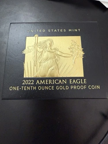 2022-W American Gold Eagle 1/10 oz Proof — photo from the most recent tracked eBay sale