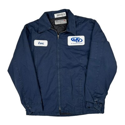 Mv Transportation, Inc. Aramark Workwear Jacket - Medium Navy Polyester Blend