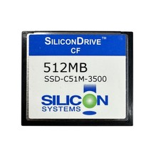 SSD-C51M-3500 WD 512MB PATA SILICON SYSTEMS COMPACT FLASH CF SSD
