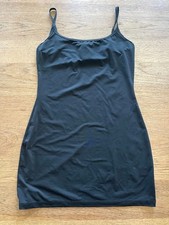 PINK Victoria  s Secret Pure Black LARGE Super Soft Sleep Dress Slip PJ