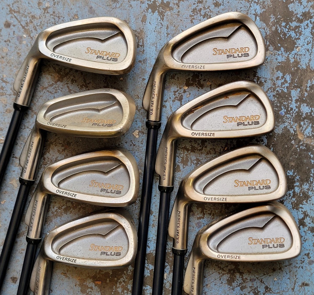 Vintage Arnold Palmer Standard Plus O/S Irons 3 5-9 PW SW LH GS