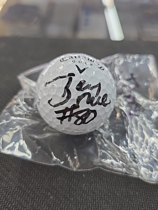 Jerry Rice SIGNED Autographed JSA COA Callaway Golf Ball