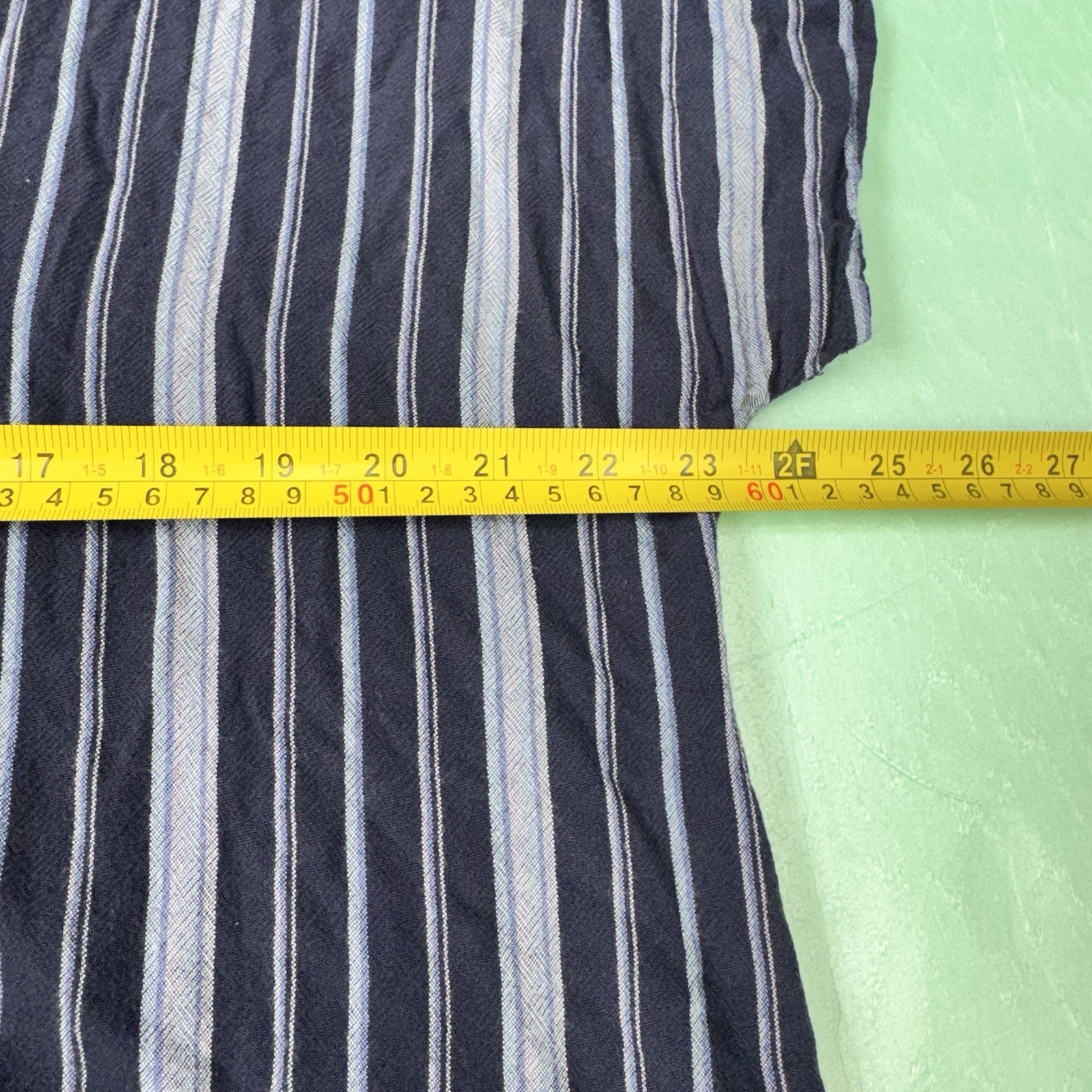 UNIVERSAL THREADS Blue Striped Button Blouse XL S… - image 8