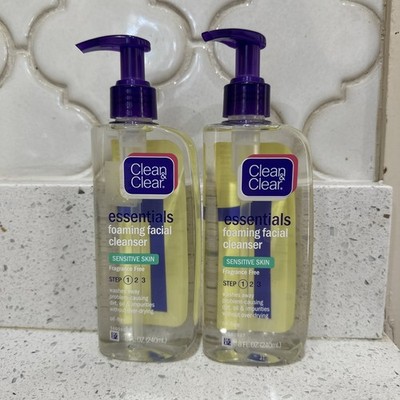 2-Clean & Clear Essentials Foaming Facial Cleanser Sensitive Original Formula