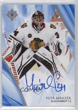 2023-24 Upper Deck Ultimate Collection Auto Petr Mrazek #50 Auto 16fy