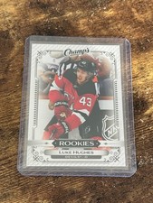 2023-24 Upper Deck Extended Series Champs Rookies Luke Hughes #C-18 RC