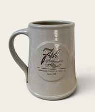 Salmon Falls Pottery Stein 7th Settlement Brewery Dover NH Rare Beer Mug