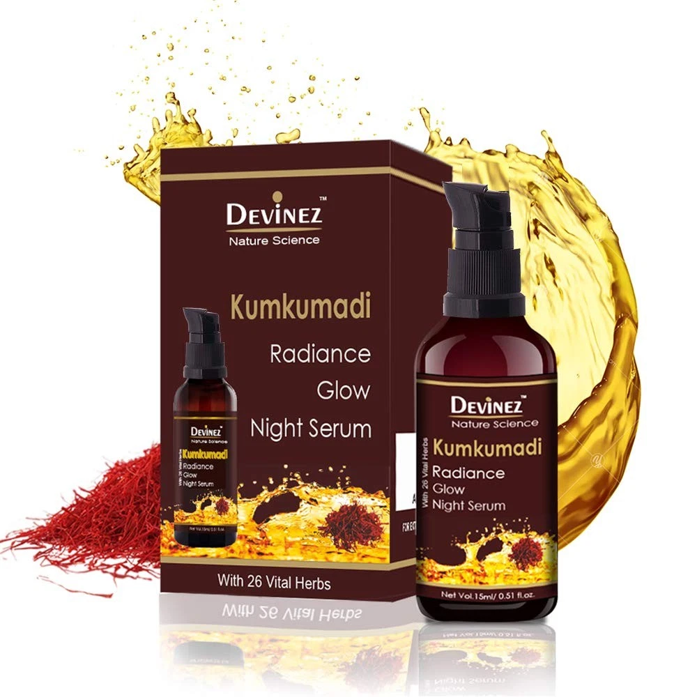 Devinez Kumkumadi Radiance Glow Night Serum 15ml