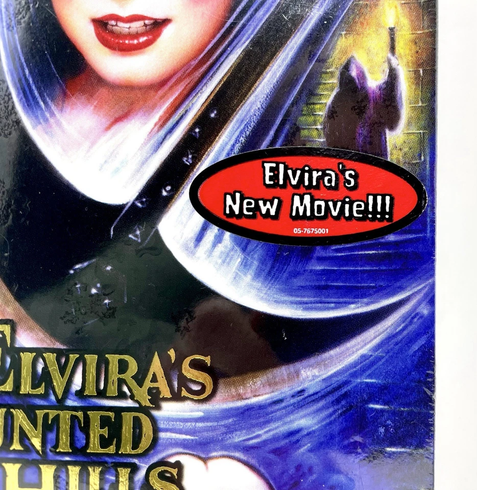 RARE Vintage 2002 Elvira's Haunted Hills VHS Tape Good Times Entertainment! NEW! - Image 3 of 4