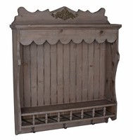 Wandboard HäNgeregal Handtuchhalter Landhaus KÜChenschrank Holzregal Hakenleiste