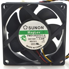 1 PCS fan PMD1207PTV1-A DC 12V4.6W 7025 7CM 4 wire cooling fan hj