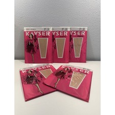 VINTAGE Kayser Hosiery Seamless Mesh-Clear Beige Sz10.5 X 5 NEW