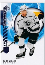 2020-21 UD SP HOCKEY GABE VILARDI SP ROOKIE AUTHENTICS BLUE PARALLEL
