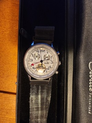 Schweizer Herrenuhr  Handaufzug, Kaliber ETA Unitas, 47mm, Datum. Tag, Monat