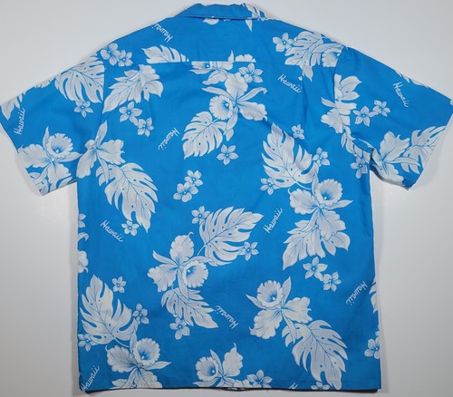 Vintage Hawaiian Shirt Mens Large Floral Short Sleeve Button-Up Helenas - Picture 2 of 5