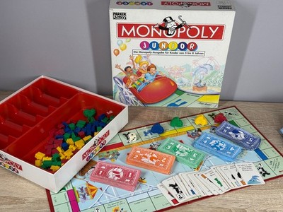 Monopoly Junior von Parker, Familienspiel, Kinderspiel von 1996, vollständig