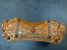 10.2 Inches Unusual Tibetan Wood Hand Made *Elephant* Pillow !!!!