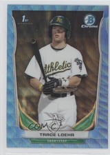 2014 Bowman Draft Chrome Blue Wave Refractor Trace Loehr #CDP108 0b2