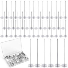 50 PCS Long Push Pins, Long Thumb Tacks, 50mm ExtraLong Push Pins, Upholstery