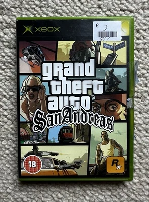 Grand Theft Auto: San Andreas Classics Microsoft Xbox Original, PAL, with Map - Image 1 of 3