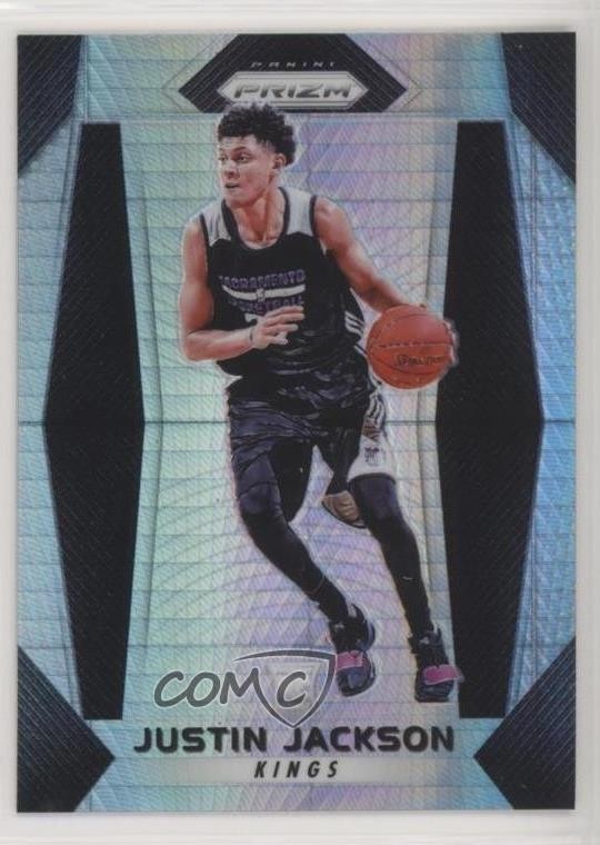 2017-18 Panini Prizm Hyper Prizm Justin Jackson #27 09wc
