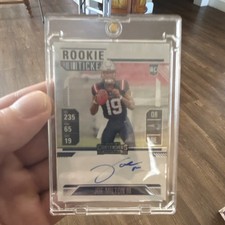 2024 Panini Contenders Joe Milton III Rookie Autograph #106 Patriots Card. rookie card picture