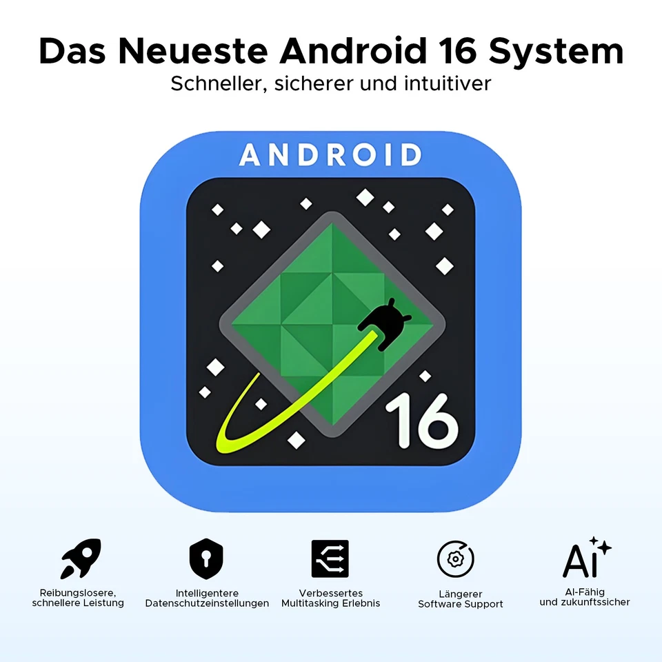 DOOGEE U11Pro Android 16 Tablet 11Zoll Gemini AI 30GB +256GB 8580mAh Widevine L1 - Imagen 2 de 4