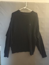Izod Sweater Size Large Blue Men's