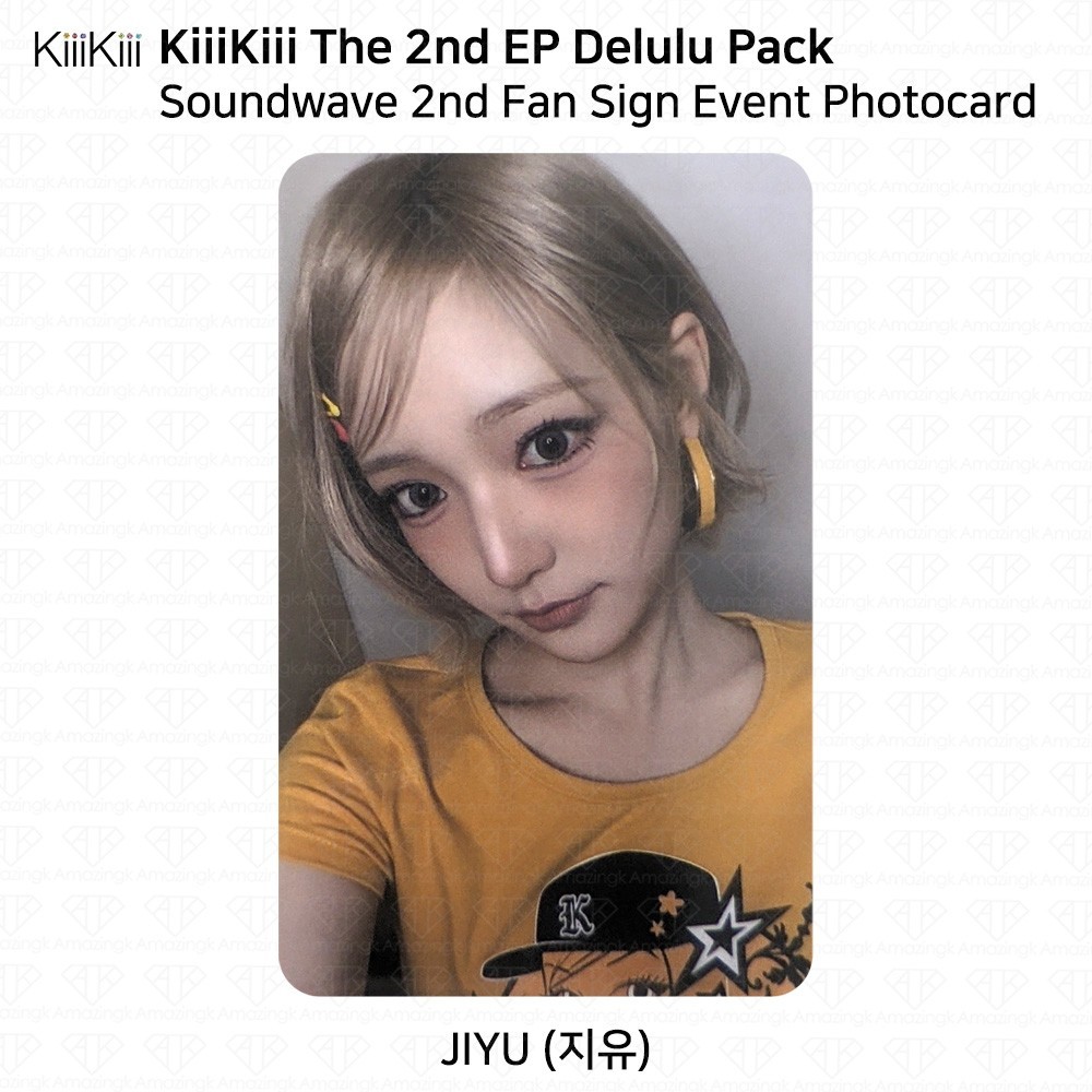 KiiiKiii The 2nd EP Delulu Pack Soundwave 2nd FanSign Photocard | eBay