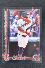 2025 Topps Series 1 Josh Naylor Black /74 #322 Cleveland Guadians