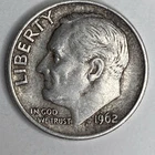 1962 Roosevelt Dime Silver Circulated JS