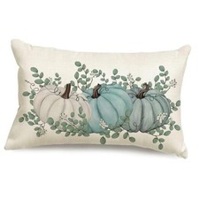 Fall Decorations Lumbar Pillow Covers 12x20 20" x 12" Pack of 1 Multicolor