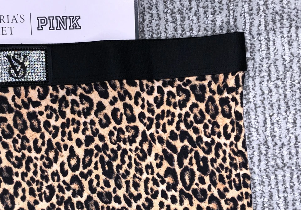 Victoria's Secret Nuevo con Etiquetas Pequeño Estampado de Leopardo Parche Brillante Niño Panty Logo Sexy Foto 4 de 4