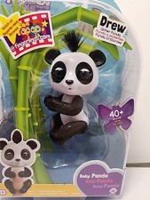 Fingerlings Drew Glitter Baby Panda Blue WowWee New in Box