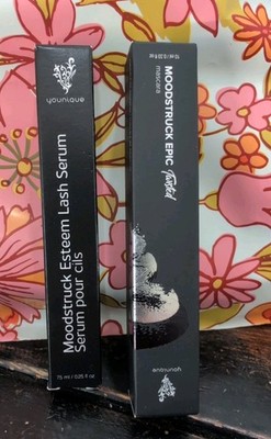 YOUNIQUE Moodstruck | Epic Twisted Mascara (Black) And Esteem Lash Serum BUNDLE 