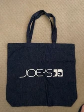 JOE'S JEANS BRAND DENIM TOTE BAG-LIGHTWEIGHT