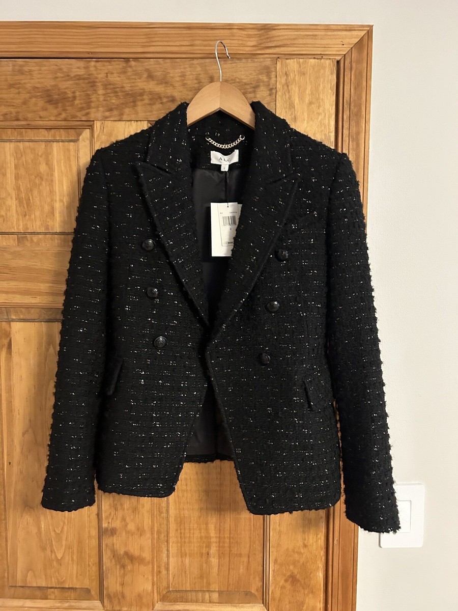 A.L.C Chelsea Tweed Tailored Blazer Size 2( Runs Big, It's