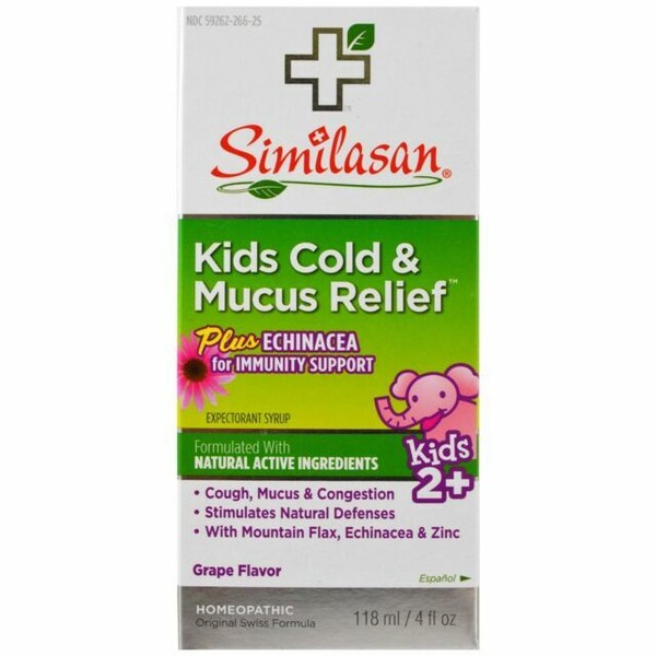 Similasan 593541 Kids Cold and Mucus Relief Cough Expectorant Syrup 4