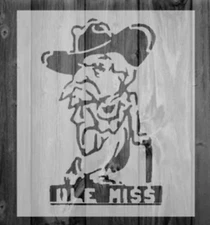 Ole Miss Rebels Plastic Reusable Stencil *FAST SHIPPING* MULTI-SIZES