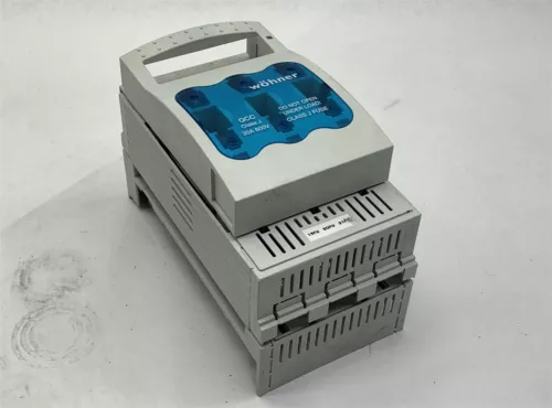 Wohner QCC Class J Fuse Holder 30A 600VAC w/ (3) LPJ-30SP 30A Fuses