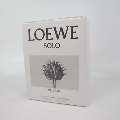 SOLO ORIGAMI Pour Homme by Loewe 100 ml/ 3.4 oz Eau de Toilette Spray NIB