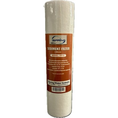  ISpring FP15 Sediment Filter 5 Micron Stage 1, 10 inch x 2.5 inch  