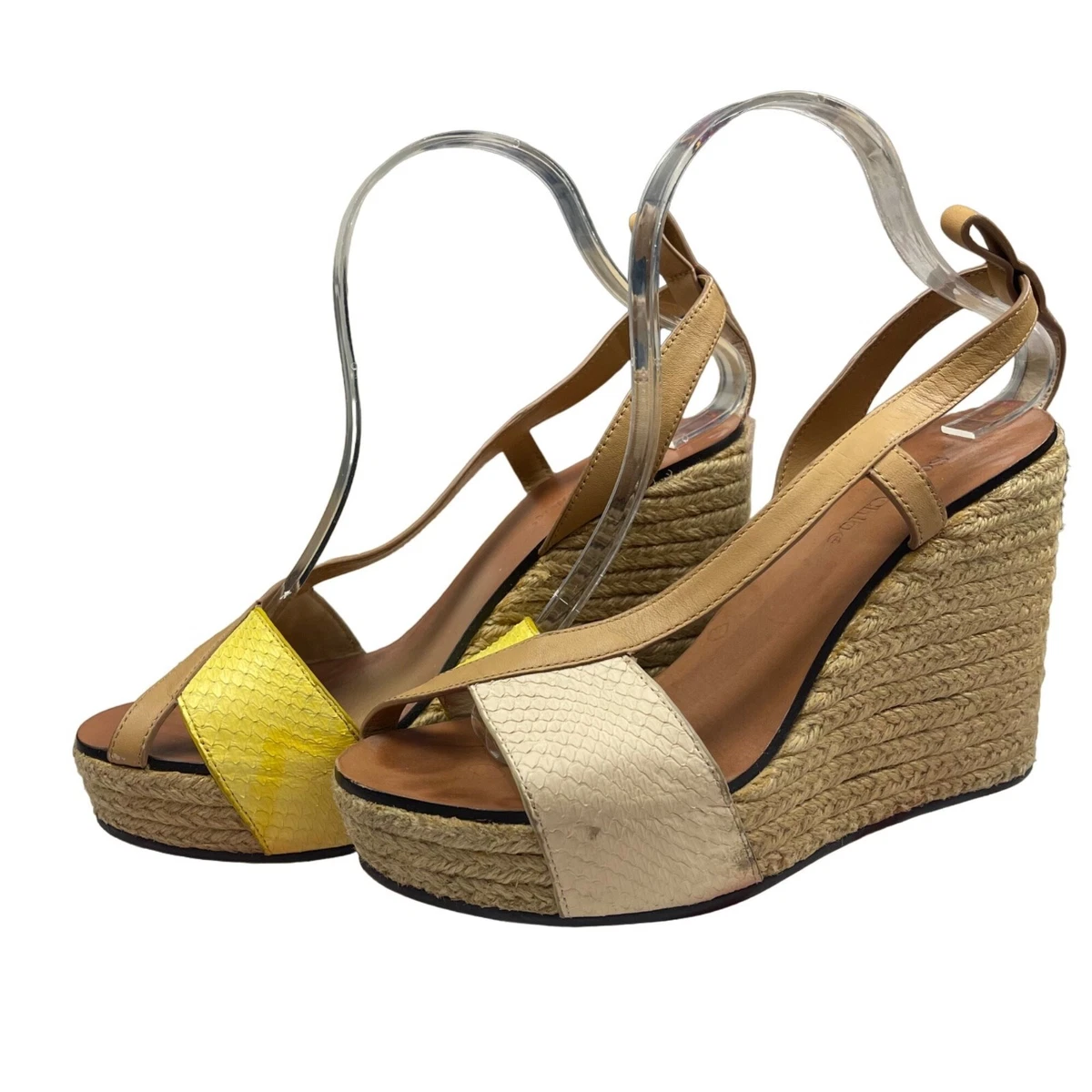 Snake print sale espadrille wedges