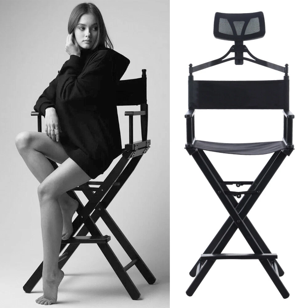Folding Directors Chair Makeup Artist Chair Aluminum Makeup Chair