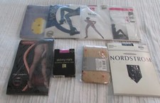 MIXED LOT of 8 PAIRS PANTYHOSE WITH DESIGNS- NEW-2