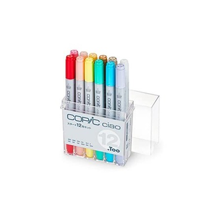 Too Copic Ciao Start 12 Color Set Multicolor Illustration Marker Marker Marker P