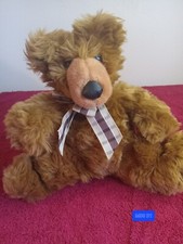 Vintage FAO SCHWARZ FIFTH AVENUE Plush Teddy Bear 9  Plush, super soft